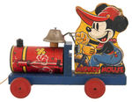 "MICKEY MOUSE CHOO-CHOO" FISHER PRICE TRAIN PULL TOY.