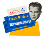 "FRANK GIFFORD/WORLDWIDE SPORTS/STORE SIGN.