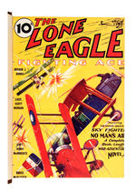 "THE LONE EAGLE" HARDCOVER BOUND PULP LOT.