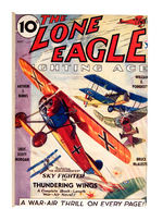 "THE LONE EAGLE" HARDCOVER BOUND PULP LOT.