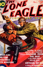 "THE LONE EAGLE" HARDCOVER BOUND PULP LOT.