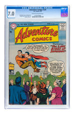 ADVENTURE COMICS CGC LOT OFTWO.