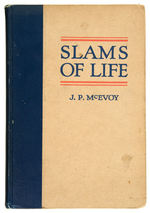 "SLAMS OF LIFE" J.P. McEVOY AUTOGRAPHED BOOK WITH ART BY GASOLINE ALLEY CREATOR FRANK KING.