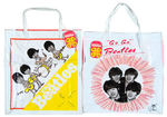 “THE BEATLES” JAPANESE TOTE BAG PAIR.