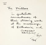 "PILOTS LUCK" MILTON CANIFF PERSONALLY OWNED BOOK AUTOGRAPHED BY CLAYTON KNIGHT.