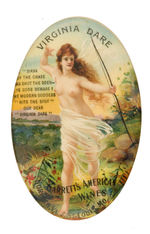 "VIRGINIA DARE" WINE SHOWING NUDE "MODERN GODDESS."