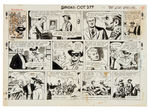 "THE LONE RANGER" SUNDAY PAGE ORIGINAL ART FOR FULL MONTH OF OCTOBER 1957 (4).