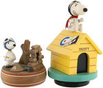 SNOOPY MUSIC BOX & CLOCK LOT.