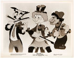 SILLY SYMPHONIES "MOTHER GOOSE GOES HOLLYWOOD" PUBLICITY STILL LOT.