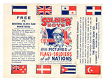 "SOLDIER BOYS" GUM CARD WRAPPER.