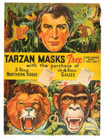 "TARZAN" PREMIUM MASK SET STORE SIGN.