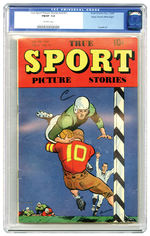 TRUE SPORT PICTURE STORIES VOL. 4 #11 JAN.-FEB. 1949 CGC 7.0 OFF-WHITE PAGES EDGAR CHURCH MILE HIGH.