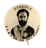 "OUR KING HAILE SELASSE I" REAL PHOTO FROM HAKE COLLECTION & CPB.