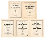 HUGO GERNSBACK 1932 "SCIENCE FICTION SERIES" GROUP OF SIX STORY BOOKLETS.