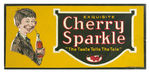 "CHERRY SPARKLE" PRE-MAD ALFRED E. NEUMAN SODA SIGN.