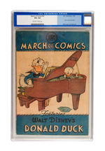 MARCH OF COMICS #41 1949 CGC VG+ 4.5 OFF-WHITE TO WHITE PAGES FEATURING DONALD DUCK.