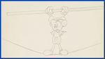 MICKEY'S CIRCUS PRODUCTION DRAWING TRIO FEATURING TITLE BALLOON, MICKEY MOUSE & DONALD DUCK.