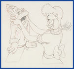 SILLY SYMPHONIES - MOTHER GOOSE GOES HOLLYWOOD PRODUCTION DRAWINGS - JOE E. BROWN & MARTHA RAYE.