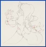 SILLY SYMPHONIES - MOTHER GOOSE GOES HOLLYWOOD PRODUCTION DRAWINGS - JOE E. BROWN & MARTHA RAYE.