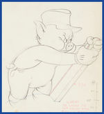 SILLY SYMPHONIES - THE PRACTICAL PIG PRODUCTION DRAWING PAIR.