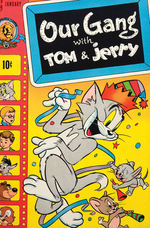 TOM & JERRY COMICS/OUR GANG/TOM & JERRY DELL FILE BOUND VOLUME PAIR.