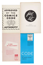 “COMICS CODE AUTHORITY” EARLY AND EXTENSIVE “FACT KIT” AND “CODE” PAMPHLET.