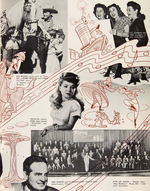 WALT DISNEY PRODUCTIONS ANNUAL REPORT 1947 IN-HOUSE PUBLICATION.