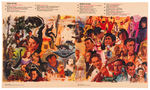 "NBC" FOUR POSTER 1966 PREMIUM SET & INSERT W/STAR TREK.