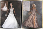 "BARBIE COLLECTOR GOLD LABEL" BOXED DESIGNER DOLL PAIR.