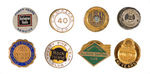 RAILROAD SERVICE AWARDS FOR 5 YEARS, 25 YEARS, 40 YEARS.