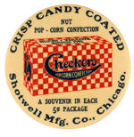 "CHECKERS POPCORN CONFECTION" RARE POCKET MIRROR.