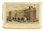 CELLULOID MATCHBOX HOLDER FOR "THE BURLESON SANITARIUM, GRAND RAPIDS, MICH."