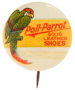"POLL-PARROT SOLID LEATHER SHOES EARLY BUTTON.