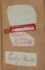 HOLLYWOOD MOVIE STAR AUTOGRAPH ALBUM WITH MANY STAR'S SIGNATURES.