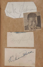 HOLLYWOOD MOVIE STAR AUTOGRAPH ALBUM WITH MANY STAR'S SIGNATURES.