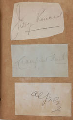 HOLLYWOOD MOVIE STAR AUTOGRAPH ALBUM WITH MANY STAR'S SIGNATURES.