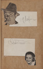 HOLLYWOOD MOVIE STAR AUTOGRAPH ALBUM WITH MANY STAR'S SIGNATURES.