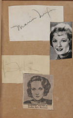 HOLLYWOOD MOVIE STAR AUTOGRAPH ALBUM WITH MANY STAR'S SIGNATURES.