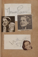 HOLLYWOOD MOVIE STAR AUTOGRAPH ALBUM WITH MANY STAR'S SIGNATURES.