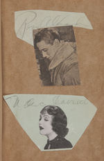 HOLLYWOOD MOVIE STAR AUTOGRAPH ALBUM WITH MANY STAR'S SIGNATURES.