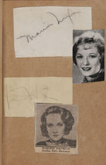 HOLLYWOOD MOVIE STAR AUTOGRAPH ALBUM WITH MANY STAR'S SIGNATURES.