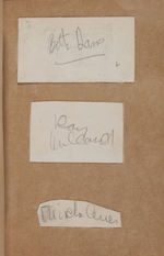 HOLLYWOOD MOVIE STAR AUTOGRAPH ALBUM WITH MANY STAR'S SIGNATURES.