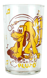 "PLUTO" RARE MUSICAL NOTES SERIES GLASS.