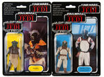 "STAR WARS KLAATU" ACTION FIGURE PAIR ON TRI-LOGO 79 BK CARDS.