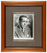 "THE TREASURE OF SIERRA MADRE" HUMPHREY BOGART FRAMED AUTOGRAPHED PHOTO.