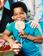 "DIFFERENT STROKES" FOUR MEMBER CAST SIGNED PHOTO.