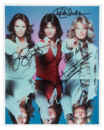 "CHARLIE'S ANGELS" CAST-SIGNED PUBLICITY PHOTO.