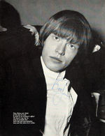 ROLLING STONES FOUNDING MEMBER BRIAN JONES SIGNED MAGAZINE.