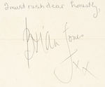 ROLLING STONES BRIAN JONES HAND WRITTEN LETTER.