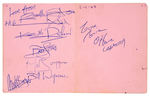 ROLLING STONES KEITH RICHARDS SIGNED ALBUM PAGE.